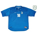 Camiseta retro local Italia 1997/98 para hombre Baggio R. #18