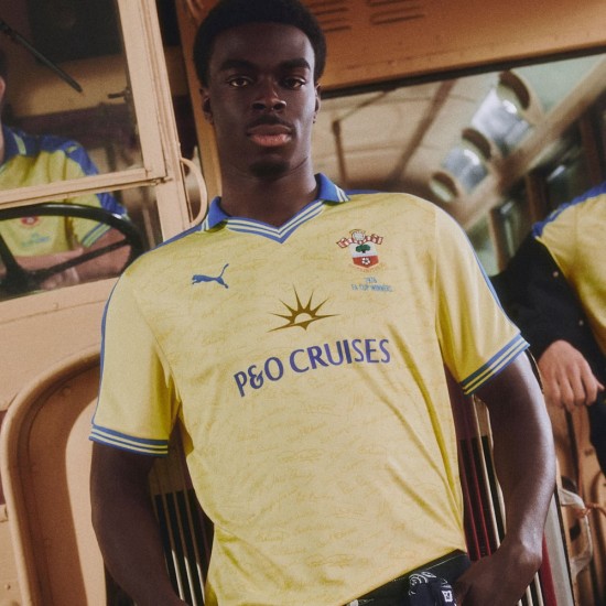 Niños Southampton temporada 2025/26 50.º aniversario camiseta