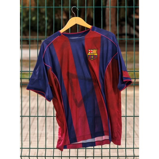 Camiseta retro Ed Sheeran x Spotify x FC Barcelona 2004/05 para niño