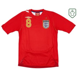 Camiseta retro visitante Inglaterra 2006/08 para hombre Lampard #8