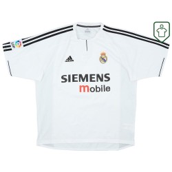 Hombre Camiseta retro local Real Madrid 2003/04 Zidane #5