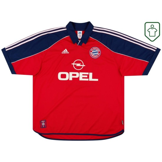 Camiseta retro Bayern Múnich 1999/01 local para hombre Elber #9
