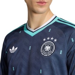 Camiseta Mundial 2026 Visitante Manga Larga Alemania Niño