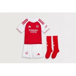 Kit Niño Arsenal 2025/26 Local Campeones UWCL Kit Niño Arsenal 2025/26 Local Campeones UWCL