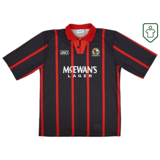 Camiseta retro Blackburn Rovers 1994/95 visitante para hombre Shearer #9