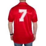 Camiseta Retro España 1982 Copa del Mundo #7 Hombre Camiseta Retro España 1982 Copa del Mundo #7 Hombre