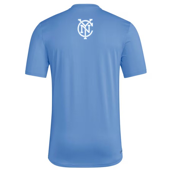 Camiseta Tercera Hook AEROREADY 2025 del New York City FC para Niño - Azul