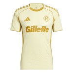 Camiseta mujer New England Revolution 2025 tercera pre partido - amarilla