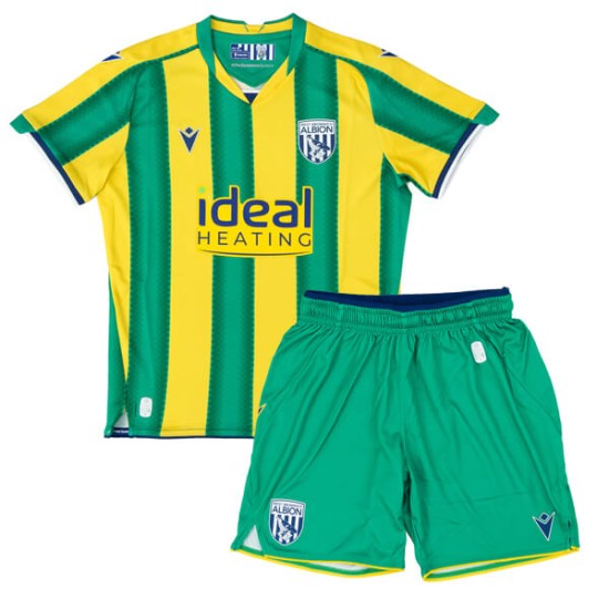 Kit visitante 2025/26 del West Bromwich Albion para niño