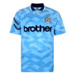 Camiseta Retro de Local Manchester City 1992 para Hombre