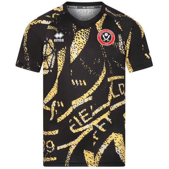 Camiseta de calentamiento tercera de niño Sheffield United 2025/26 - Negro