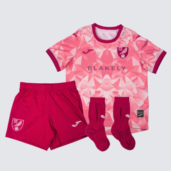 Conjunto Tercera Norwich City 2025/26 Niño
