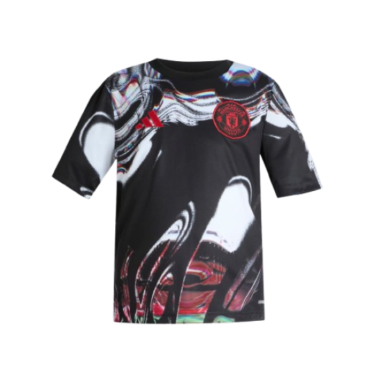 Niño Manchester United 2025/26 Tercera Camiseta Pre Match - Negra
