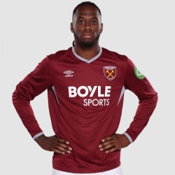 Camiseta de Local de Manga Larga West Ham United Niño 2025/26