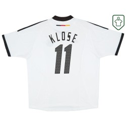 Camiseta retro local Alemania 2002/04 para hombre Klose #11