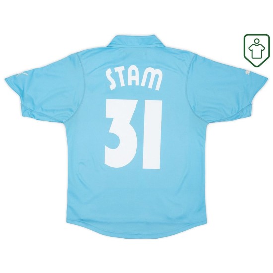 Camiseta retro Lazio 2002/03 local para hombre Stam #31