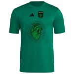 Camiseta Tercera Hook AEROREADY 2025 de Austin FC para Hombre - Negra