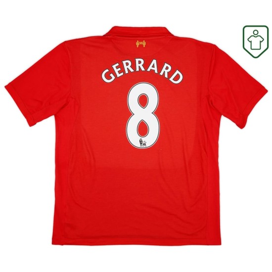 Camiseta retro local hombre Liverpool 2012/13 Gerrard #8