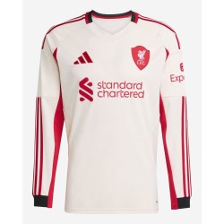 Camiseta Visitante Manga Larga Liverpool Niño 2025/26