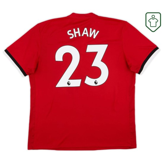 Camiseta retro local hombre Manchester United 2017/18 Shaw #23