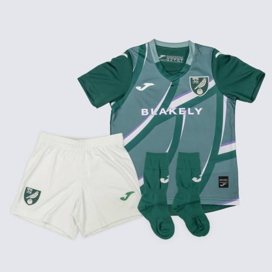 Conjunto Segunda Norwich City 2025/26 Niño