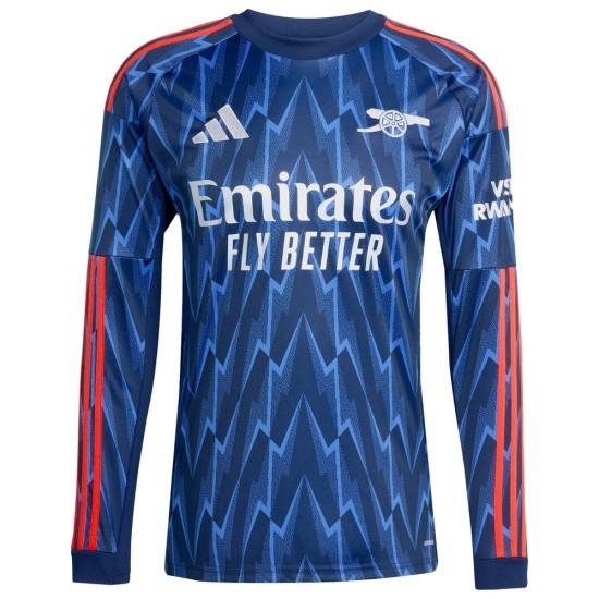 Camiseta de Visitante de Manga Larga Mujer Arsenal 2025/26