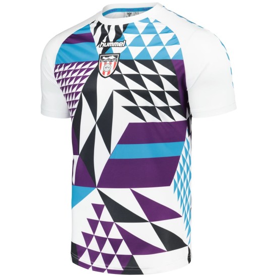 Camiseta retro partido remix hombre Sunderland blanca