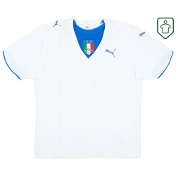 Camiseta retro visitante Italia 2006 para hombre