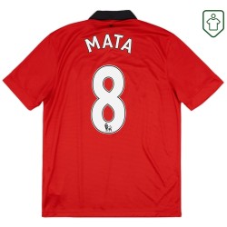 Camiseta retro local hombre Manchester United 2013/14 Mata #8