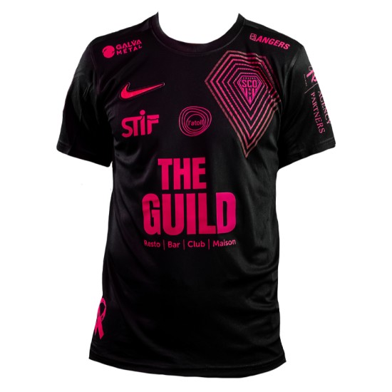 Camiseta tercera Rosa Octubre 2025/26 del Angers SCO para niño