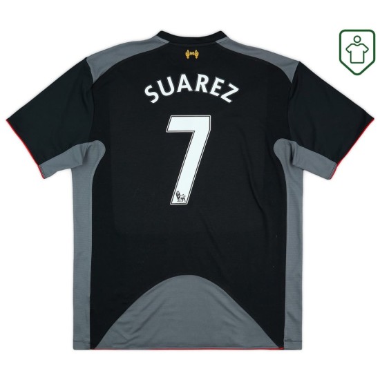Camiseta retro visitante hombre Liverpool 2012/13 Suarez #7
