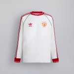 Camiseta Manga Larga Manchester United 1991 Away Retro Hombre Camiseta Manga Larga Manchester United 1991 Away Retro Hombre