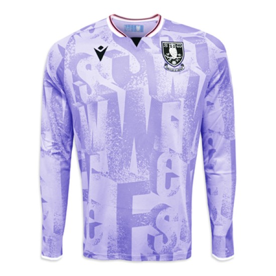 Camiseta de manga larga visitante 2025/26 del Sheffield Wednesday para niño