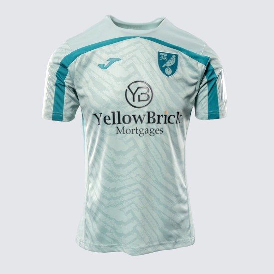 Camiseta Previa Tercera Norwich City 2025/26 Mujer