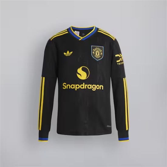 Camiseta Manga Larga Tercera Niño Manchester United 2025/26 Camiseta Manga Larga Tercera Niño Manchester United 2025/26