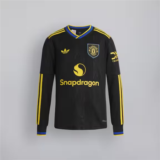 Camiseta Manga Larga Tercera Mujer Manchester United 2025/26