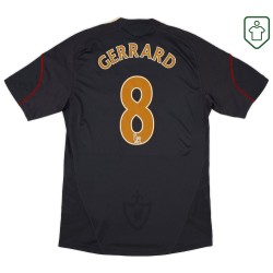 Camiseta retro visitante hombre Liverpool 2009/10 Gerrard #8