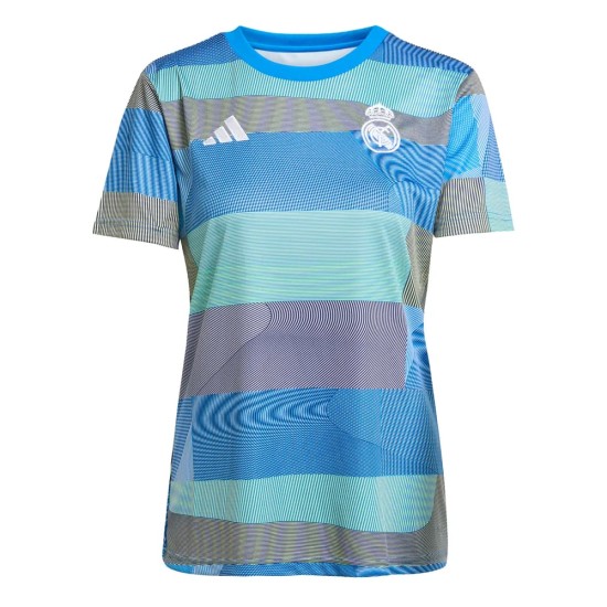 Camiseta de calentamiento tercera del Real Madrid 2025/26 para mujer
