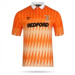 Camiseta retro de visitante del Luton Town para mujer 1989/90