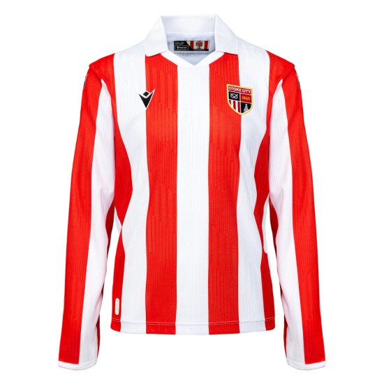 Camiseta local Stoke City 2026/27 manga larga para niño