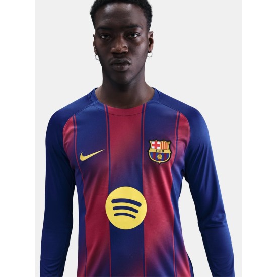 Camiseta manga larga UCL local hombre FC Barcelona 2025/26 Camiseta manga larga UCL local hombre FC Barcelona 2025/26