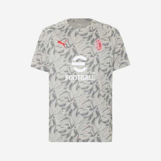 Hombre Milan Camiseta Previa al Partido Tercera 2025/26