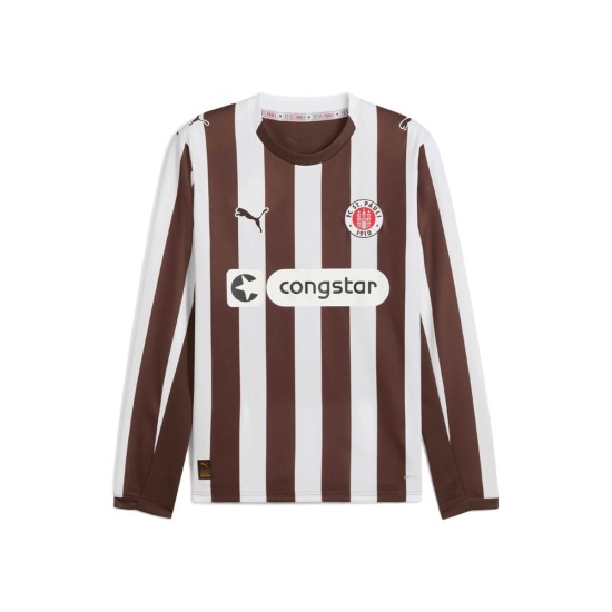 Camiseta de manga larga local FC St. Pauli 2025/26 para niño