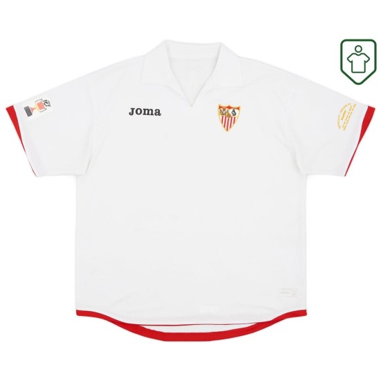 Hombre Camiseta retro final de copa Sevilla FC 2007 Hombre Camiseta retro final de copa Sevilla FC 2007