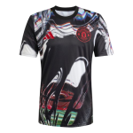 Mujer Manchester United 2025/26 Tercera Camiseta Pre Match - Negra