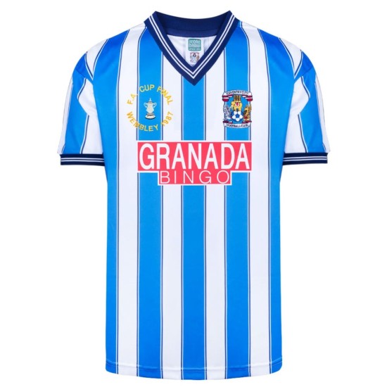 Camiseta Retro Final FA Cup 1987 de Coventry City de Mujer