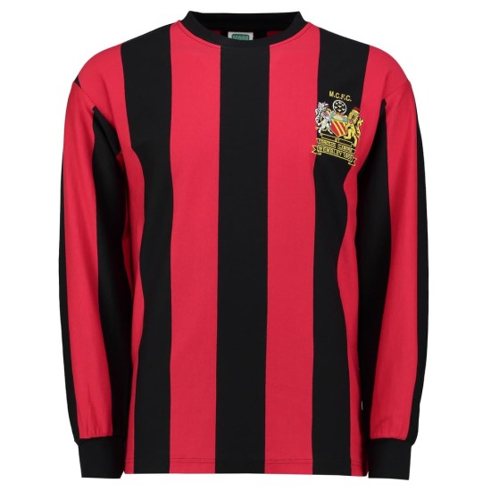 Camiseta retro hombre manga larga Manchester City final FA Cup 1969 Camiseta retro hombre manga larga Manchester City final FA Cup 1969