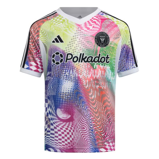 Camiseta Previa al Partido Tercera Infantil Inter Miami CF 2025 - Blanca