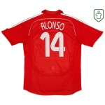 Camiseta retro local hombre Liverpool 2006/08 Alonso #14