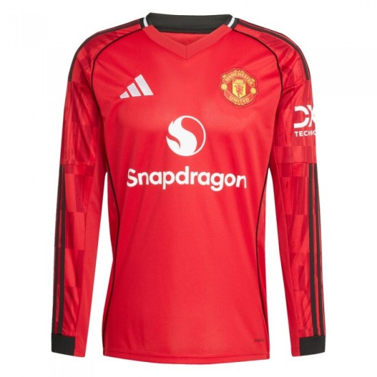Hombre Manchester United 2025/26 Camiseta Tercera de Manga Larga Hombre Manchester United 2025/26 Camiseta Tercera de Manga Larga
